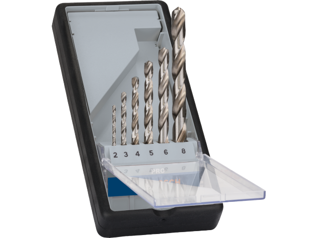 6-delni set svedrov HSS-G DIN 338 PRO Metal za kovino Bosch, 2607010529